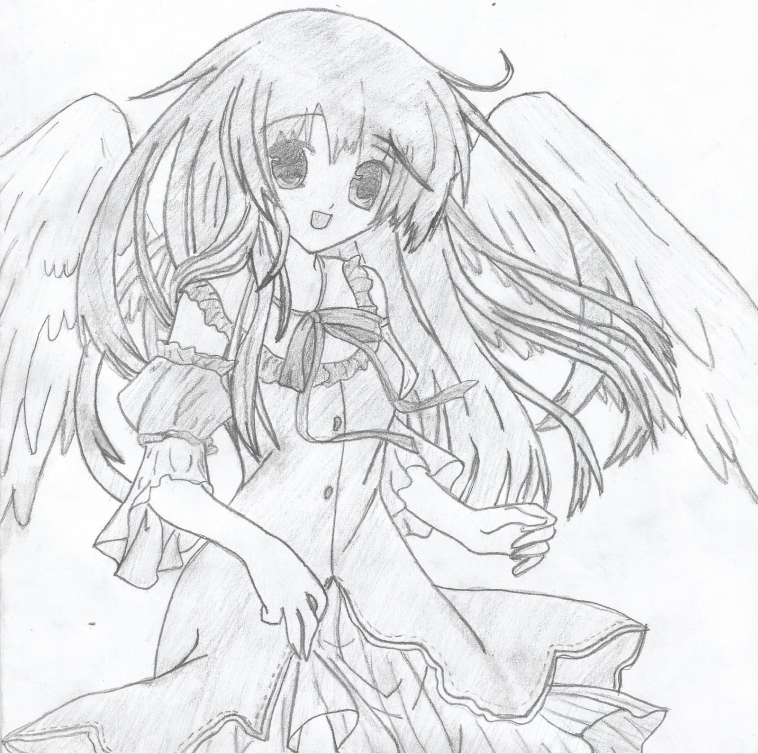 Anime angel, Anime art, Anime drawings