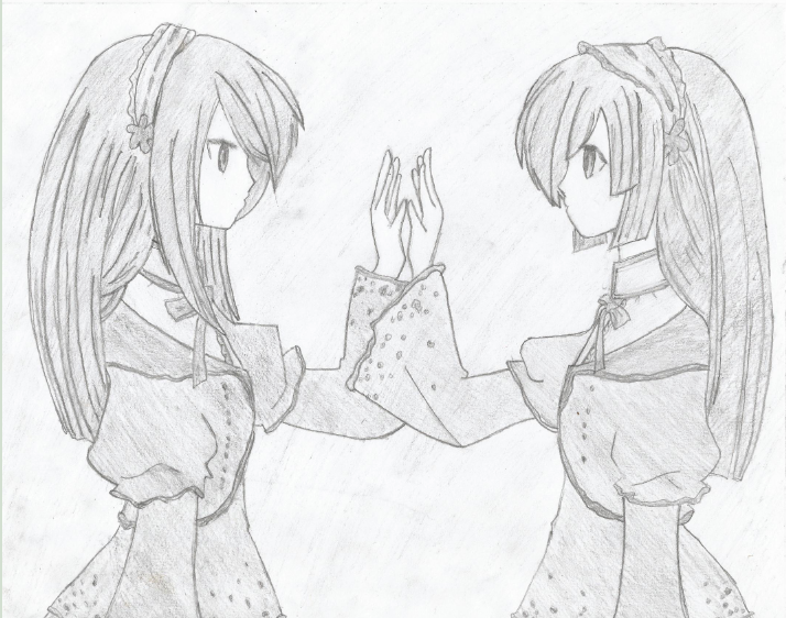 Anime Twin Girls By Ryo On Deviantart Anime Twin Girls By Ryo On Deviantart