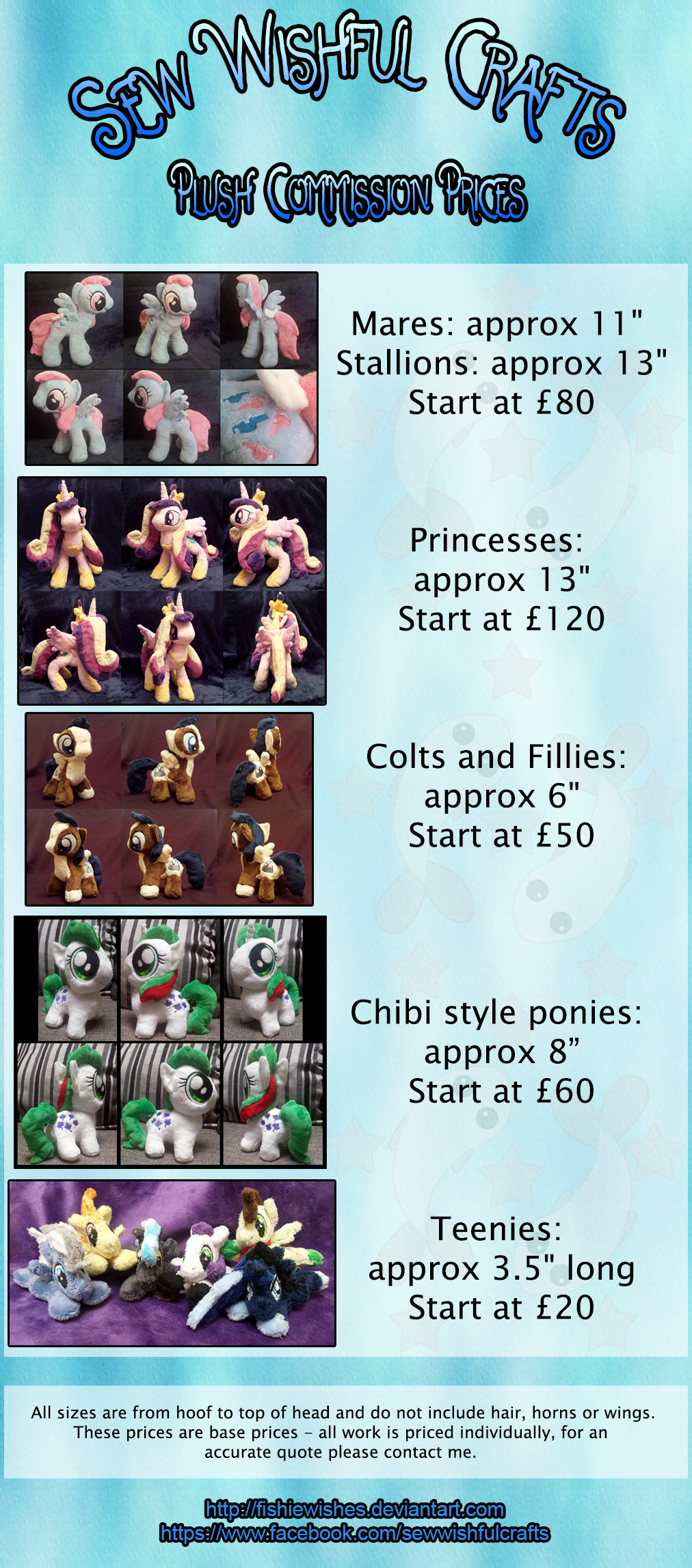 Plush Price List