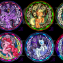 Stained Glass Mane 6