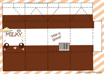 Choco Milky PaperCraft