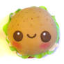 Chicken or Veggie Burger Plush