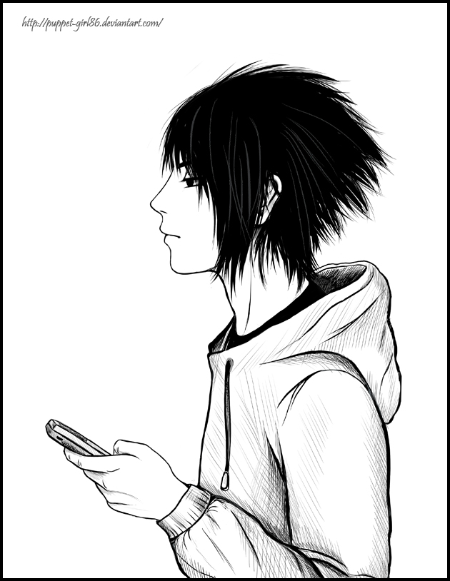 Lineart Do Sasuke by ADMUlielson on DeviantArt