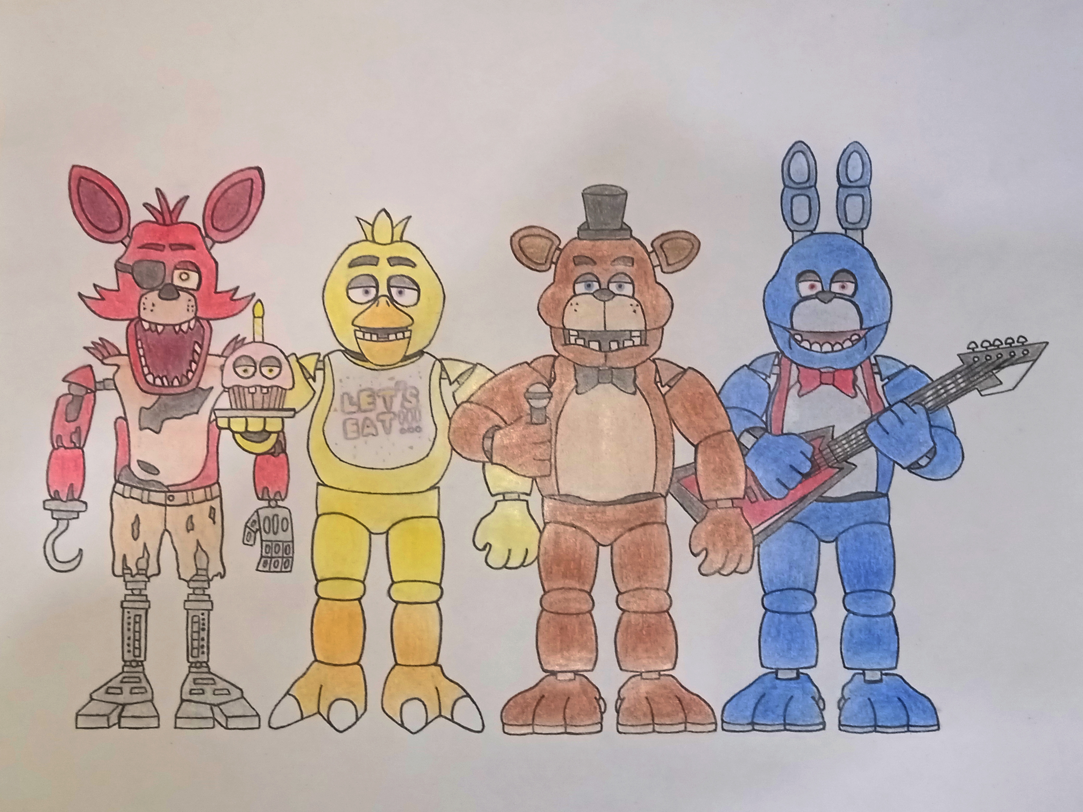 Resultado de imagen para dibujos five nights at freddy's para