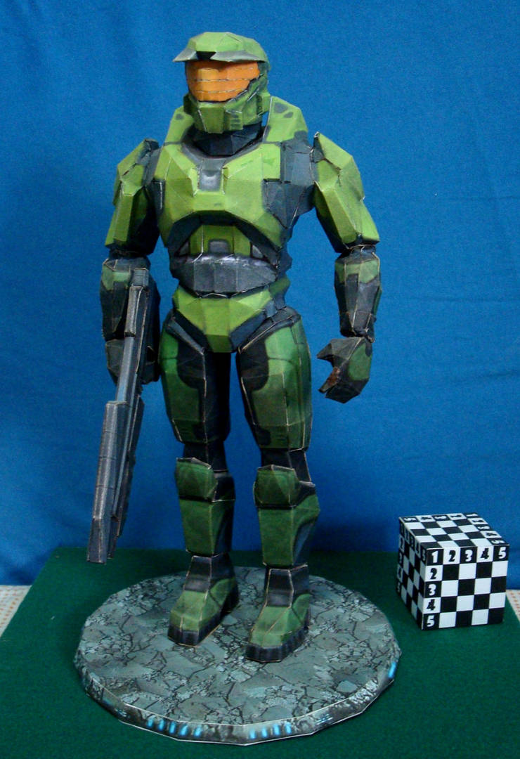 HALO - Master Chief papercraft by AeDisMon on DeviantArt