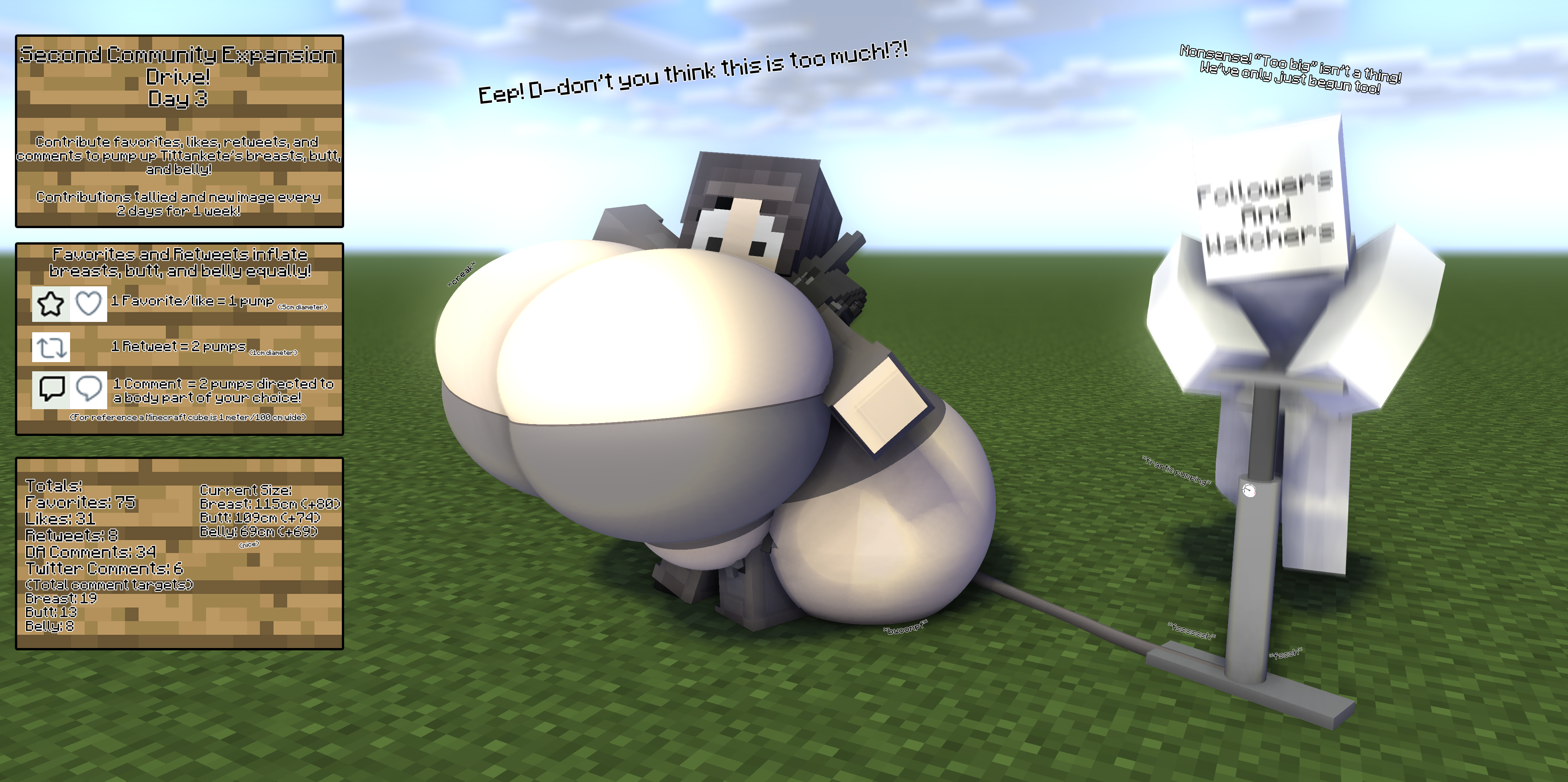Victoria Minecraft Inflation Community Inflation Drive 2 (Day 3) by Tittank on DeviantArt
