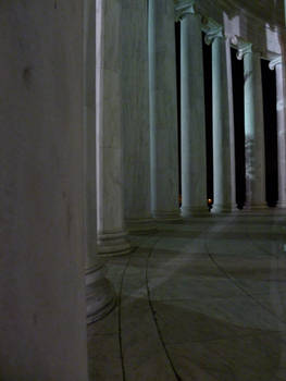 Midnight at the Jefferson Memorial