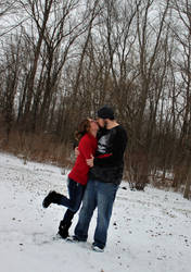 Winter Afternoon Kiss