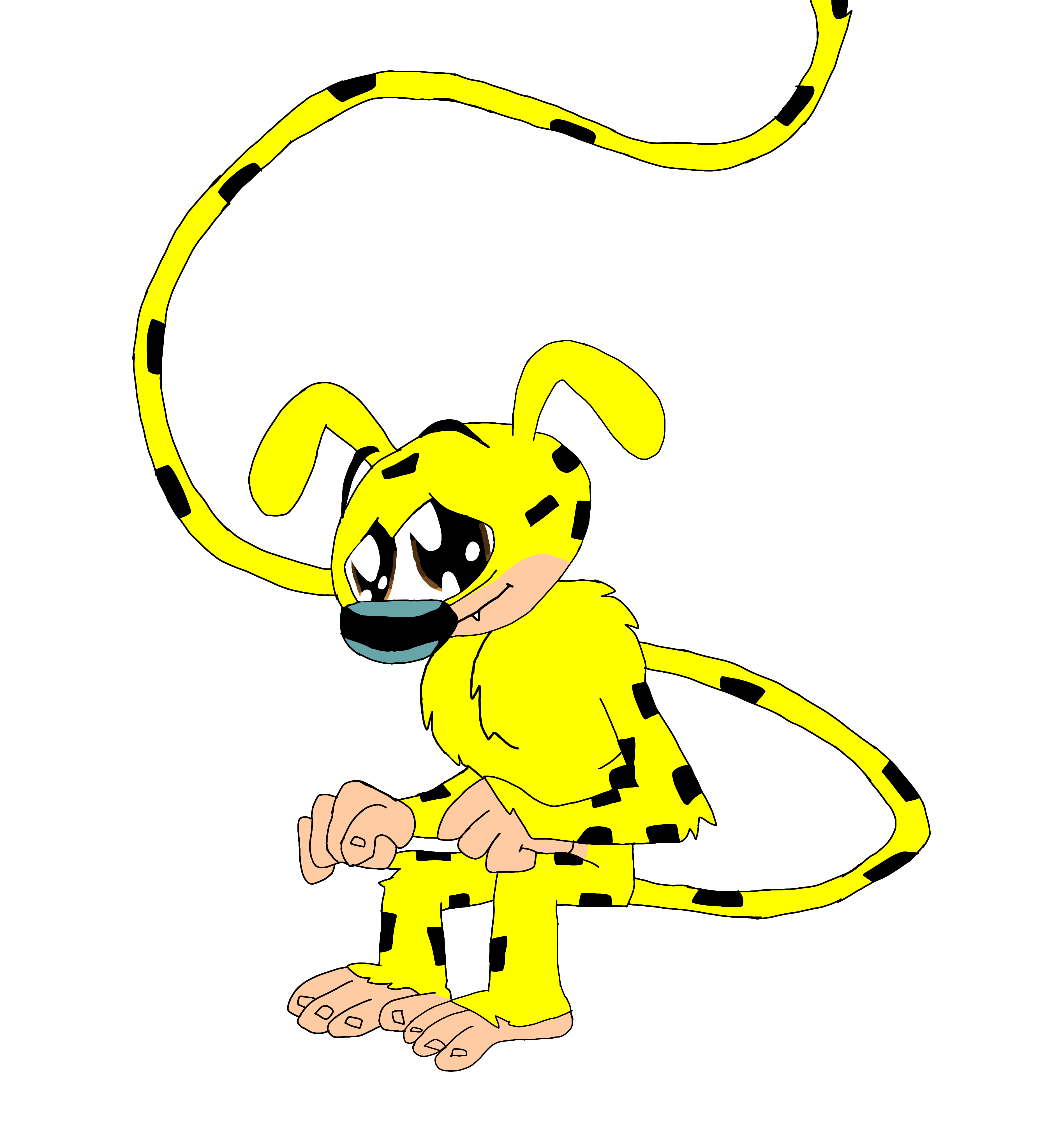 Cute Marsupilami by roaldmt on DeviantArt