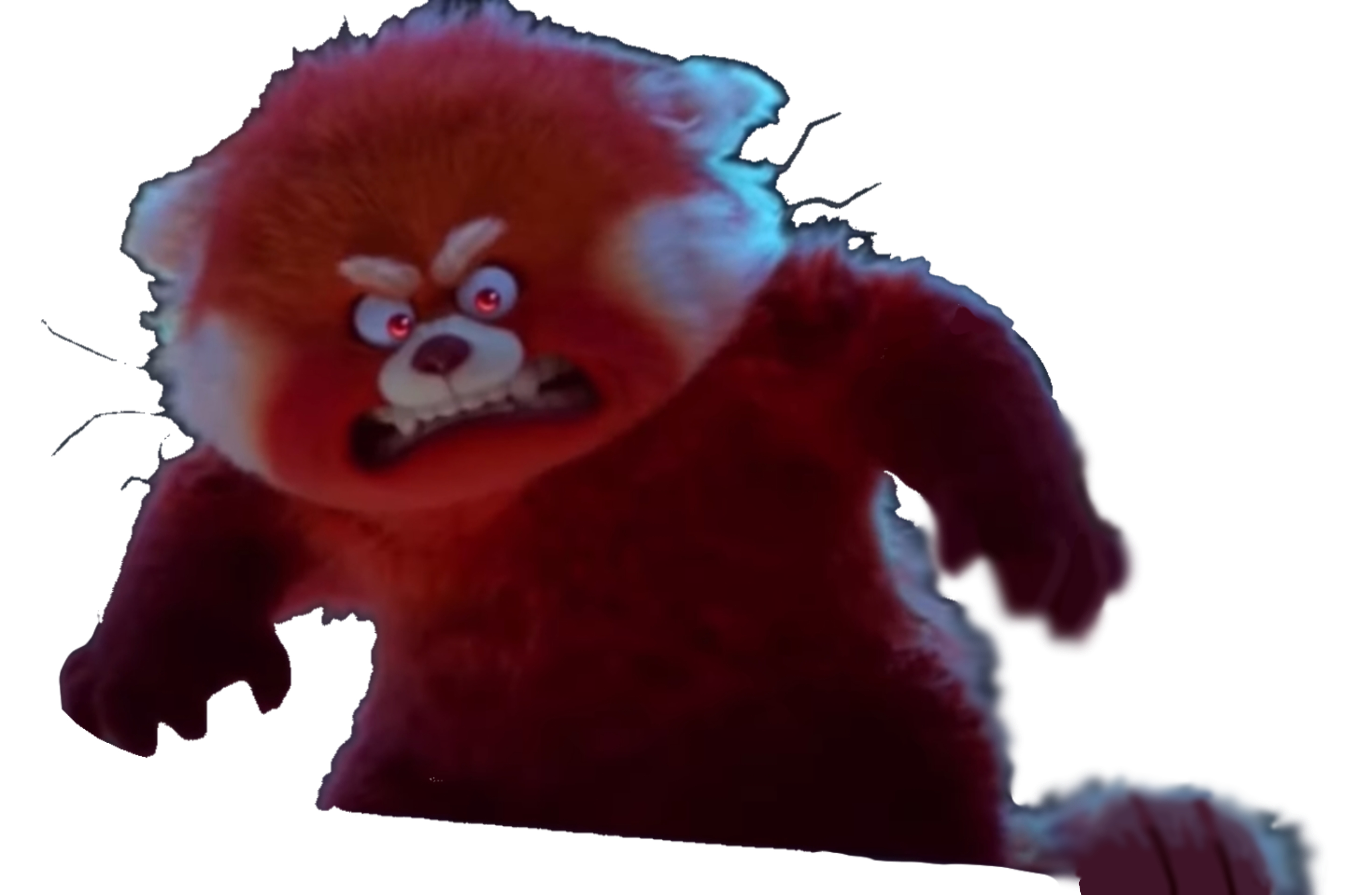 Angry Meilin Lee Red Panda by roaldmt on DeviantArt