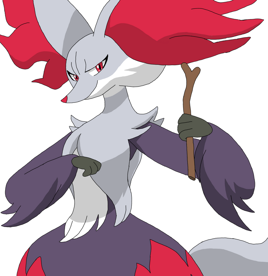 Delphox (shiny ver) by roaldmt on DeviantArt