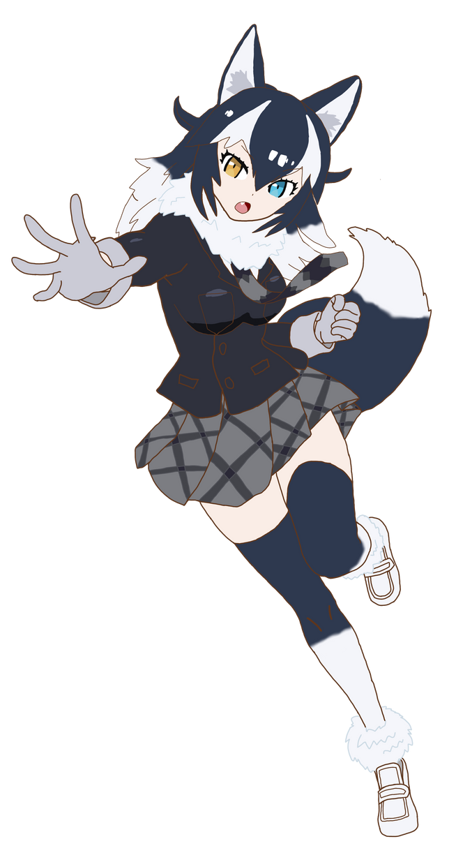 Gray Wolf (Kemono Friends) by roaldmt on DeviantArt