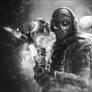 Modern Warfare 2 Ghost Black And White Version HD