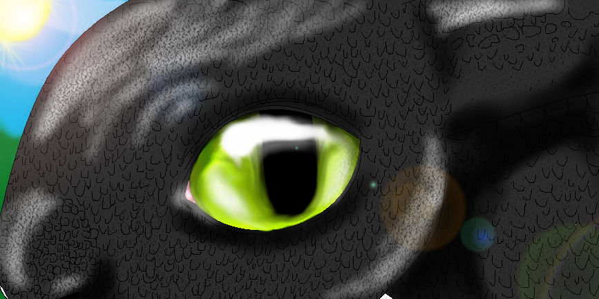 Toothless' eye by Anoyo1234 on DeviantArt