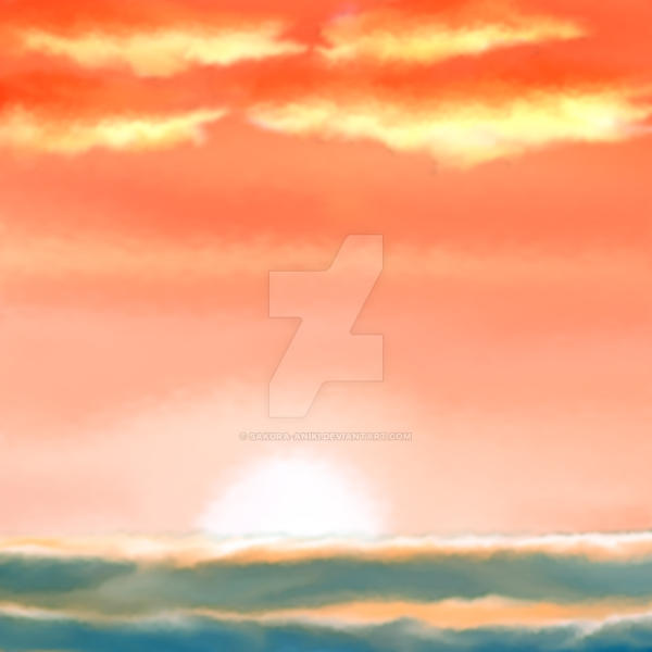 +Painting Practice: Sunset+ by sakura-aniki on DeviantArt