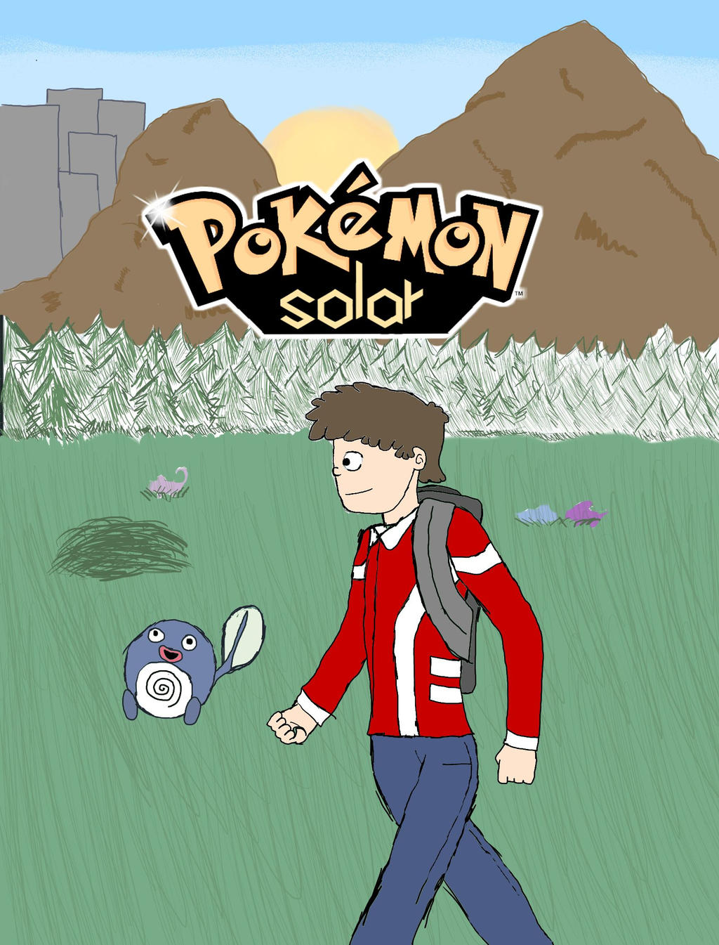 Pokemon Solar System Deviantart Pokemon Solar Cover by Pekfrak on DeviantArt