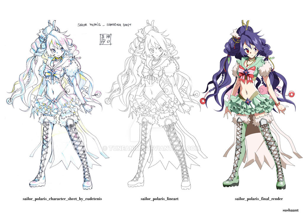 Sailor Polaris_Character illustration