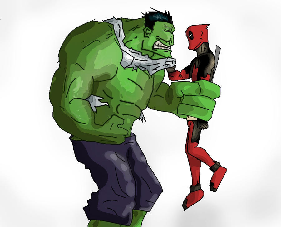Hulk vs. Deadpool by phum0 on DeviantArt Hulk vs. Deadpool by phum0 on DeviantArt