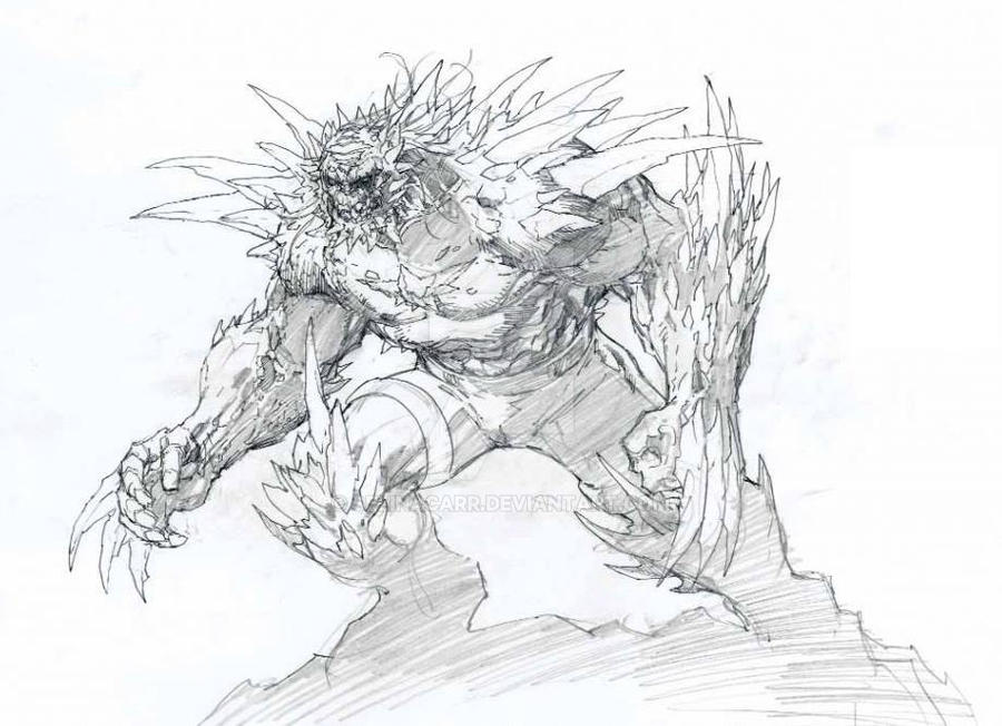 Doomsday -- Sketch Drawing by SelinaCarr on DeviantArt