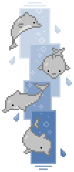 Pixel Dolphins