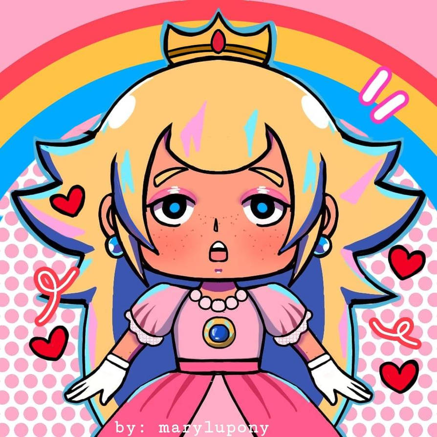 Princesa Peach by Marylupony on DeviantArt