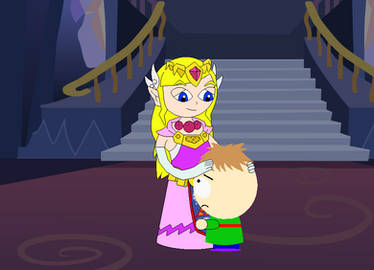 Princess Zelda dancing with Sean Coover