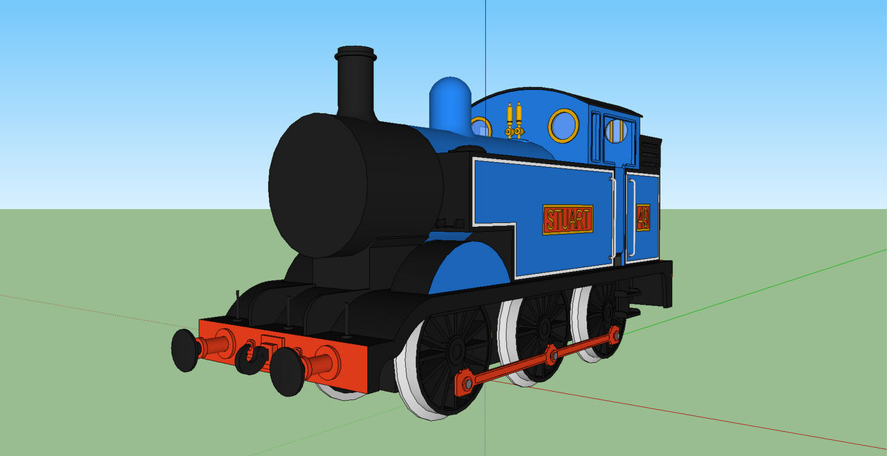 Models of BJ's E2 Tank Engines by JurassicSteamRacer13 on DeviantArt