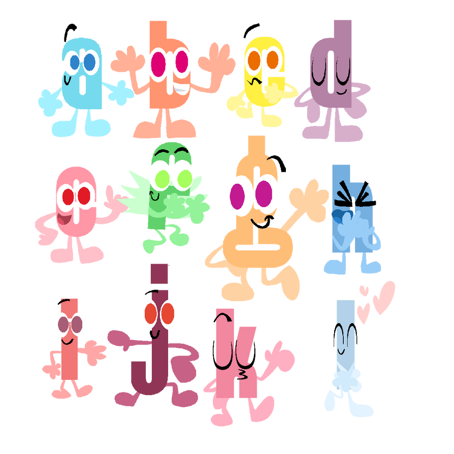 Letter Aalist The AlphaBraliens Show Letter A-L by jennyjellygrapefans on DeviantArt