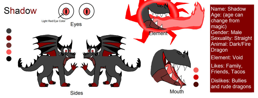 Shadow Reverse Lineage Shadow Ref Sheet ((OLD!!)) by RieceTheWolf106 on DeviantArt