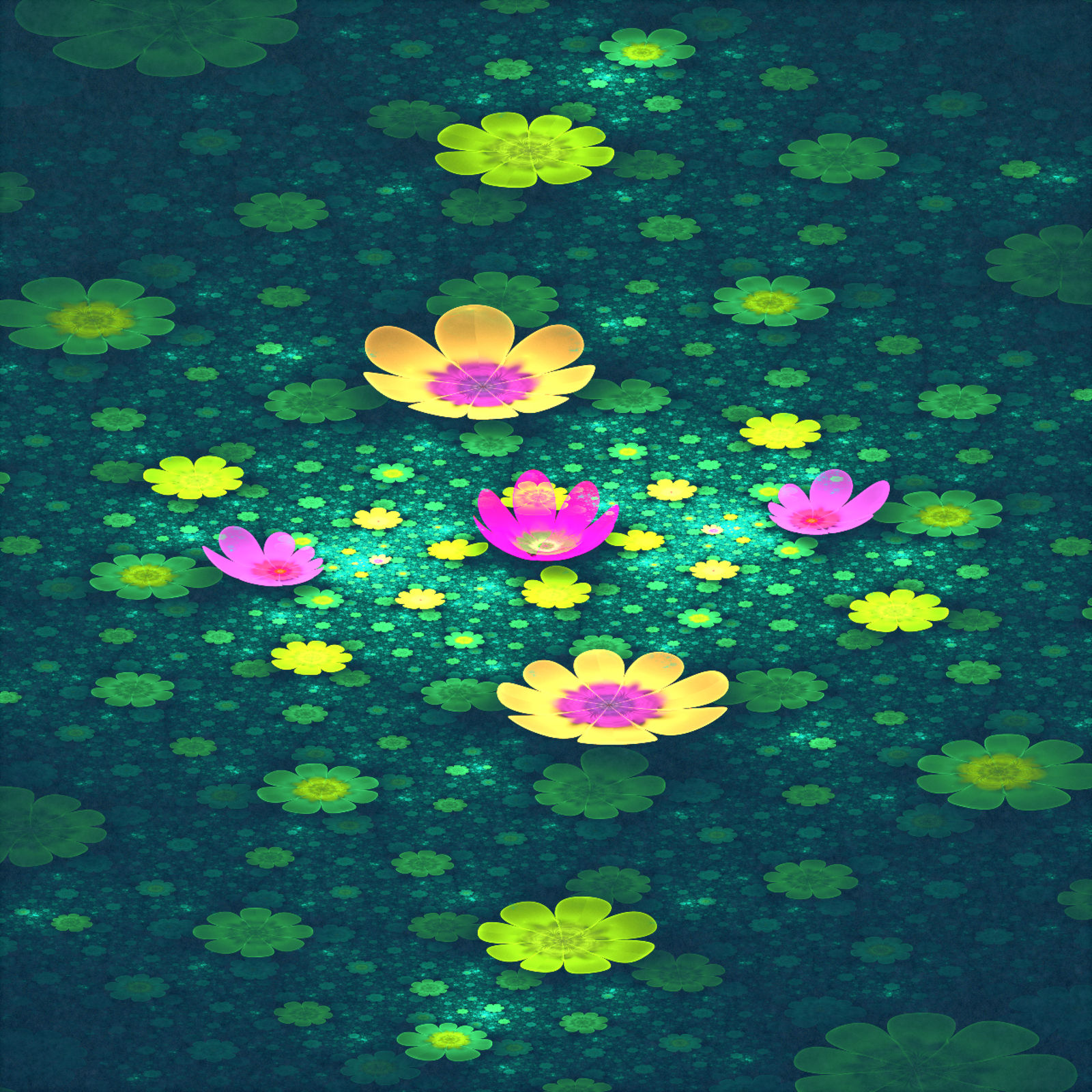 Lotus Pond by Hafapea on DeviantArt