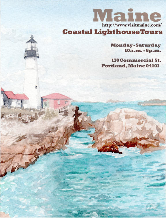 Lighthouse Poster.pdf Lighthouse Tour Poster by stockmanray on DeviantArt