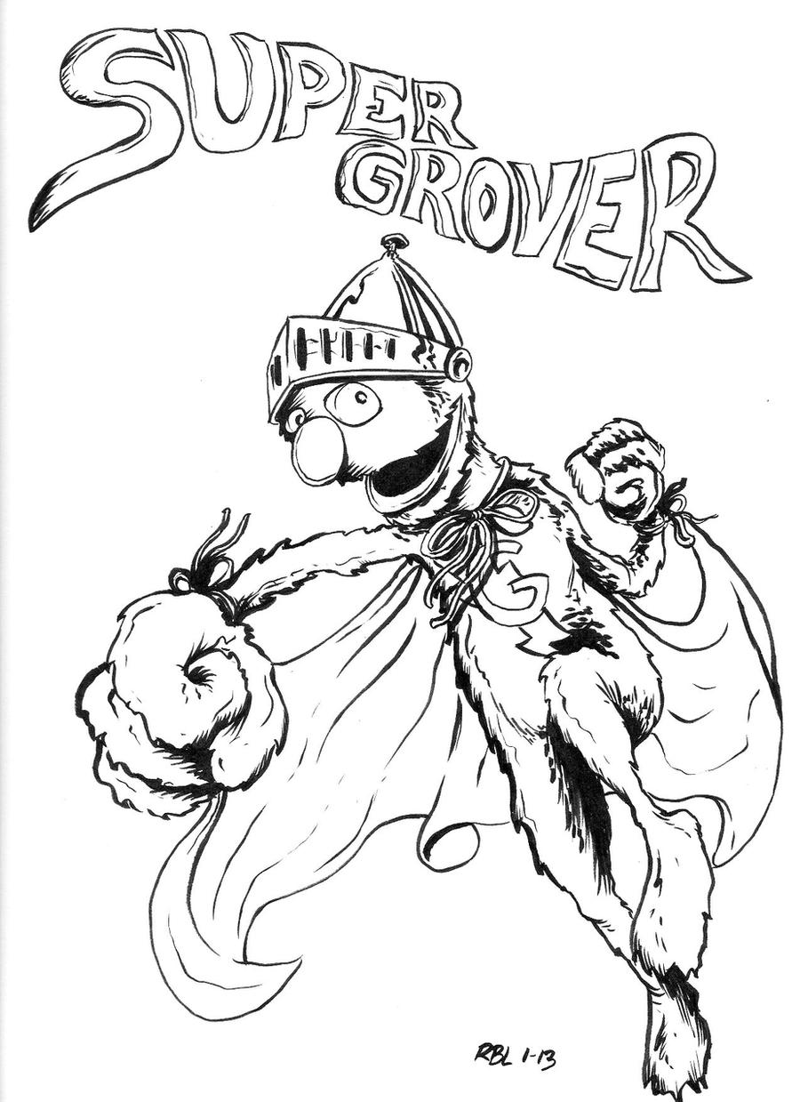 Super Grover by stockmanray on DeviantArt