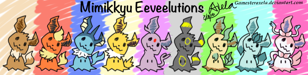 Mimikyu Eeveelutions