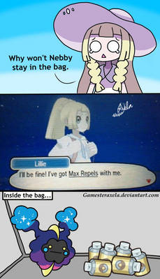 Why Nebby Doesn't Stay In the Bag