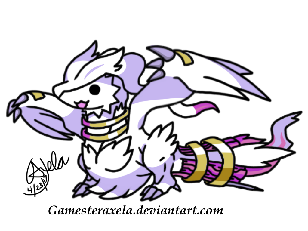 Pixilart - shiny reshiram by Konna