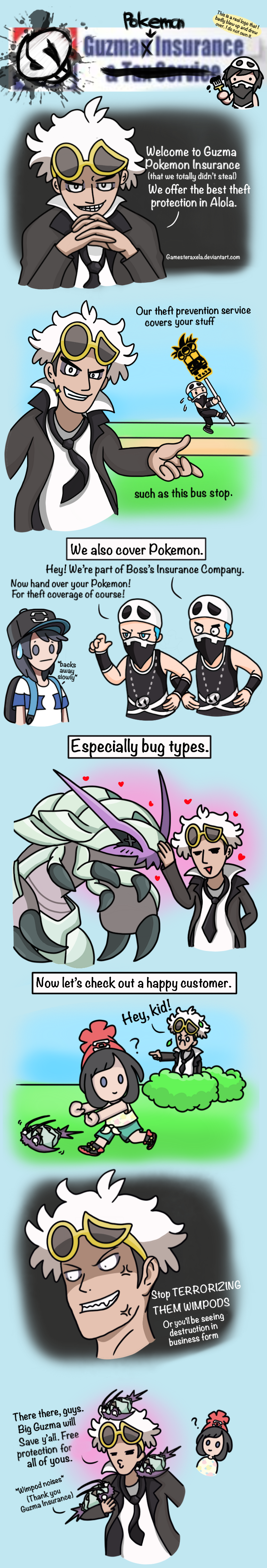 Guzma Pokemon Insurance