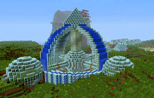 Minecraft Gaia Monument By Omgitsx2dz On Deviantart