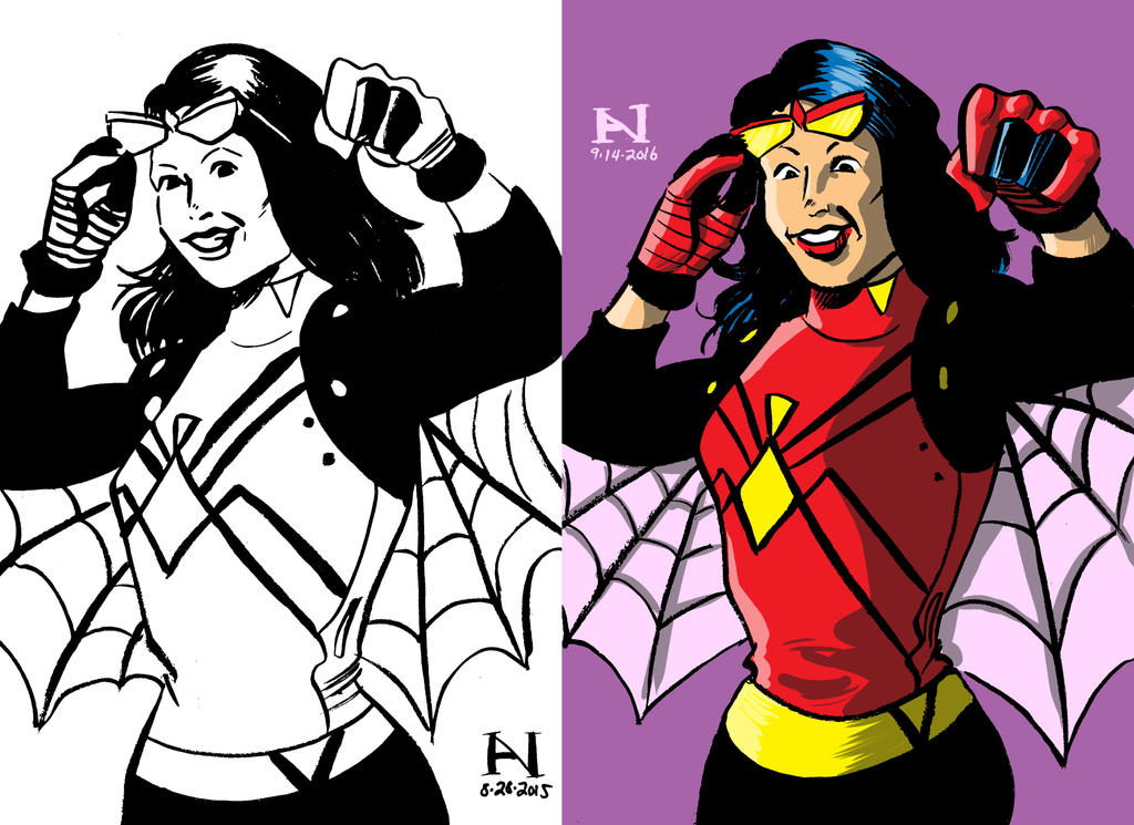 Spider Woman Then Vs Now By Ianjmiller On Deviantart Spider Woman Then Vs Now By Ianjmiller On Deviantart