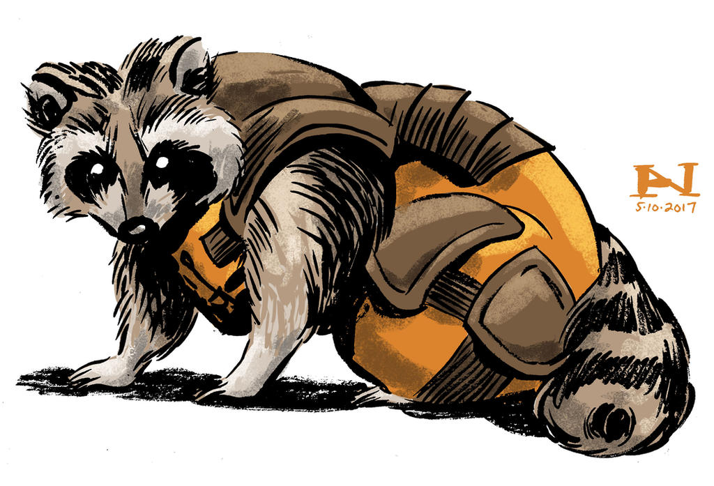 Rocket Raccoon by IanJMiller on DeviantArt