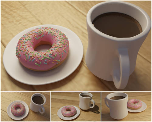 3DWorks 01 - Coffee and Donuts