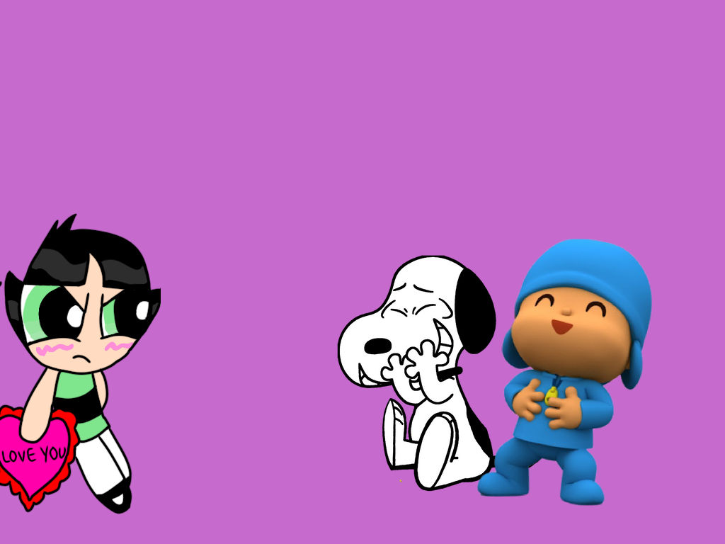 Pocoyo And Snoopy Laugh At Buttercup's Valentine by Zahioneissi on ...