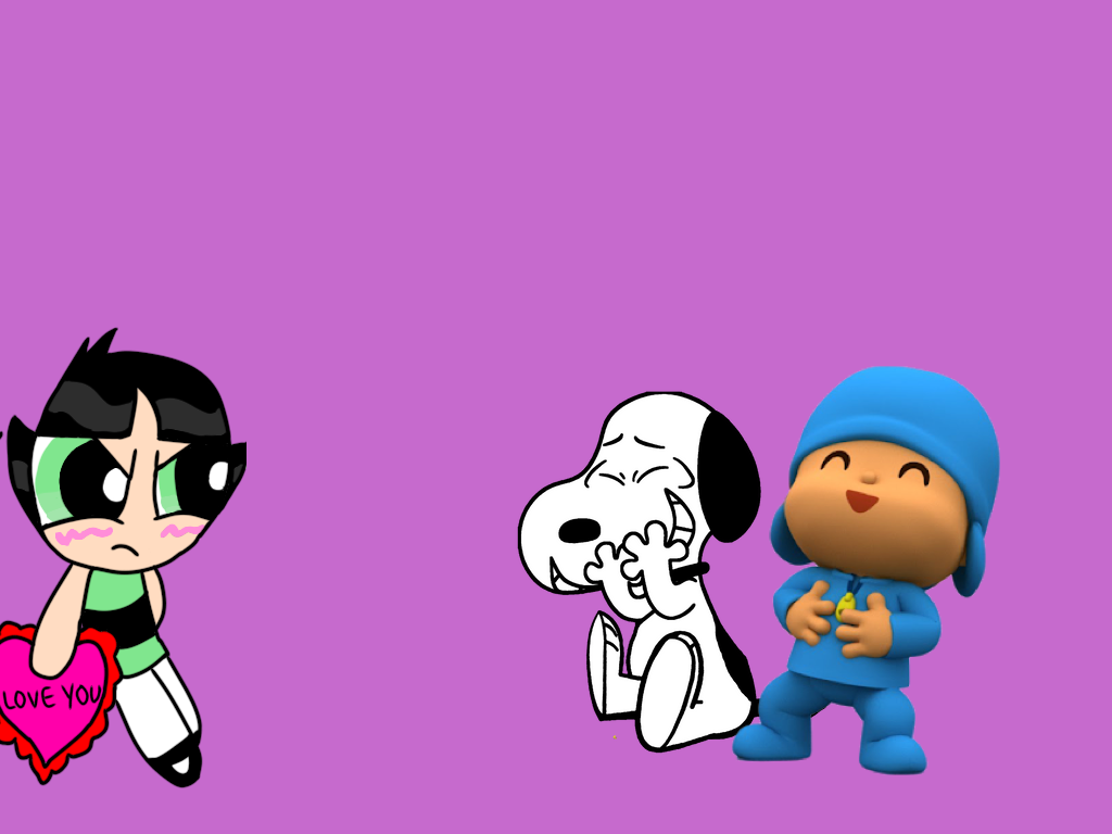 Pocoyo And Snoopy Laugh At Buttercup's Valentine by Zahioneissi on ...
