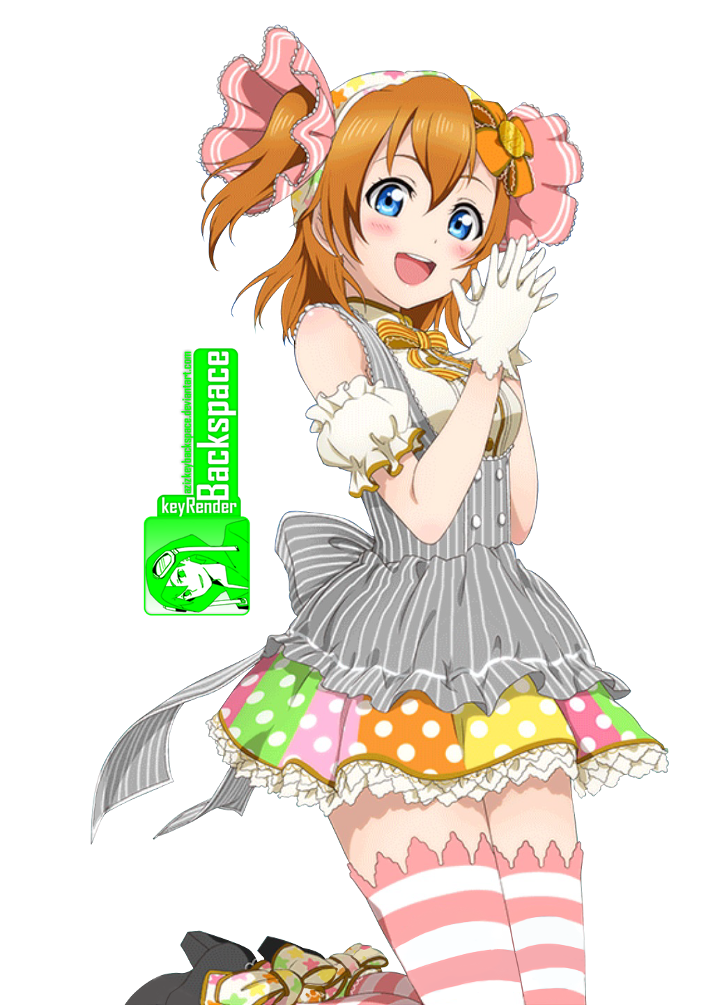 #176 Kousaka Honoka (Love Live! Card) SR - Render