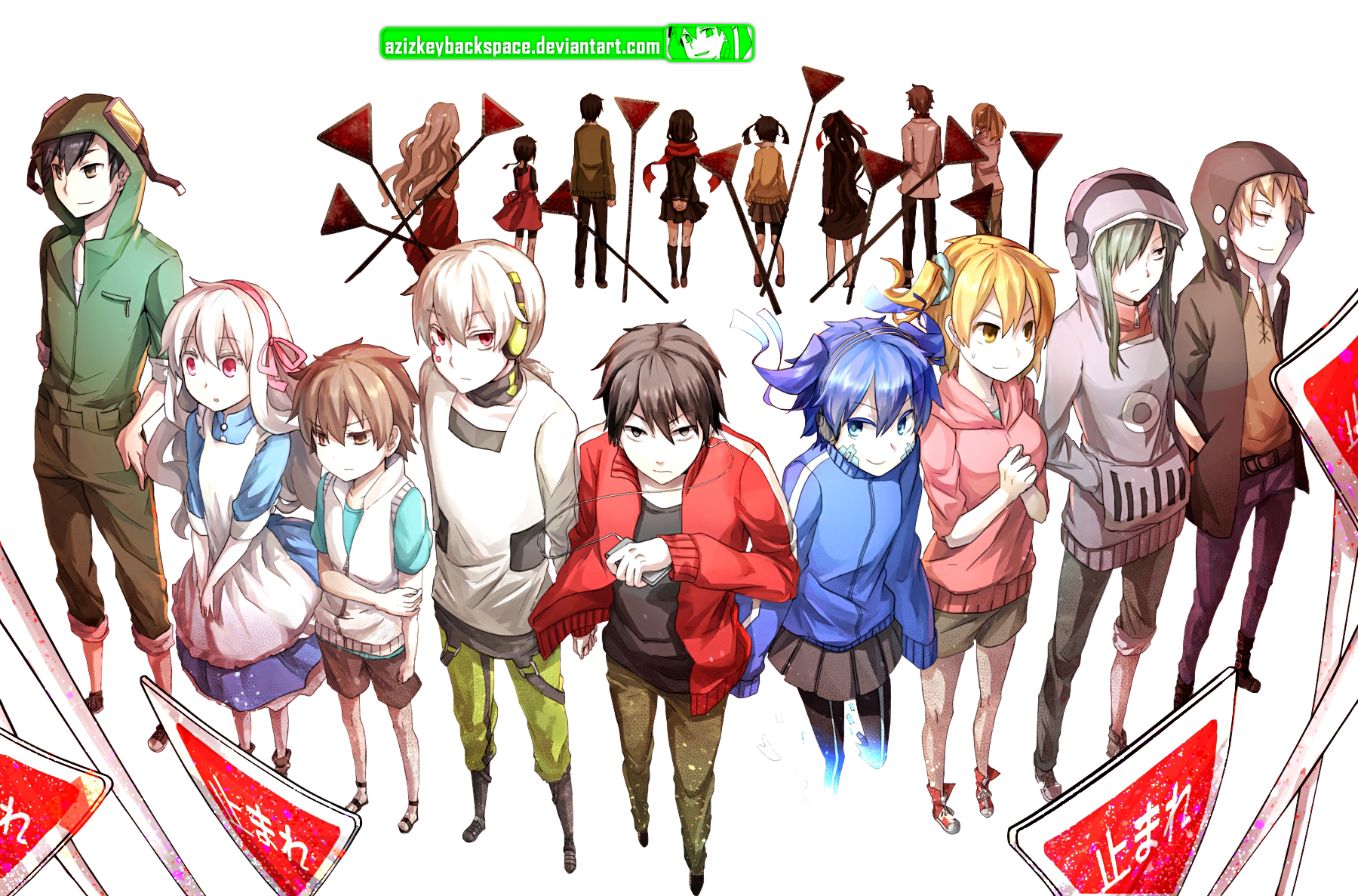 KagerouProject - Mekakucity Actors by chiaki43 on DeviantArt