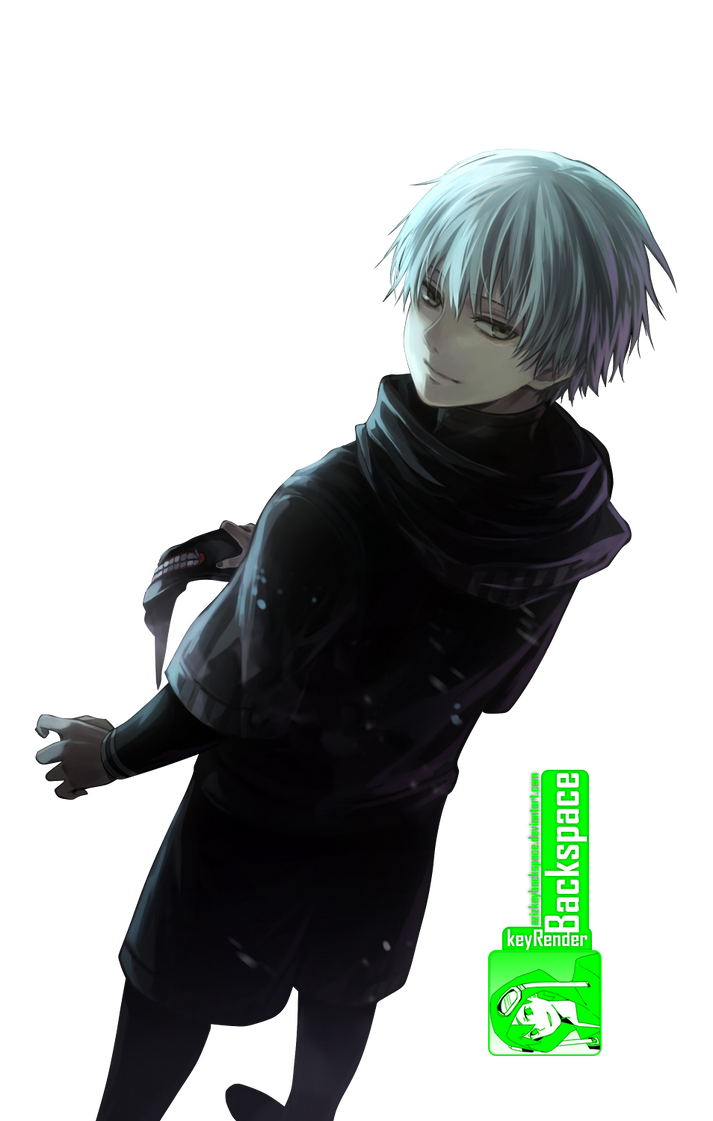 Kaneki Ken (Tokyo Ghoul) - Render by azizkeybackspace on DeviantArt.