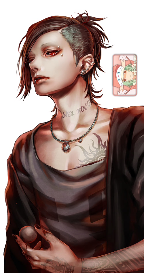 Uta (Tokyo Ghoul) Render by azizkeybackspace on DeviantArt