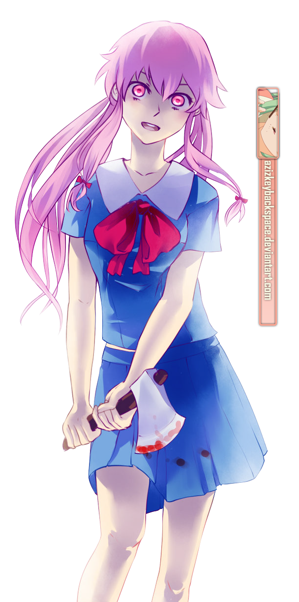 Yuno 2.0, Mirai Nikki by Retratosanime on DeviantArt