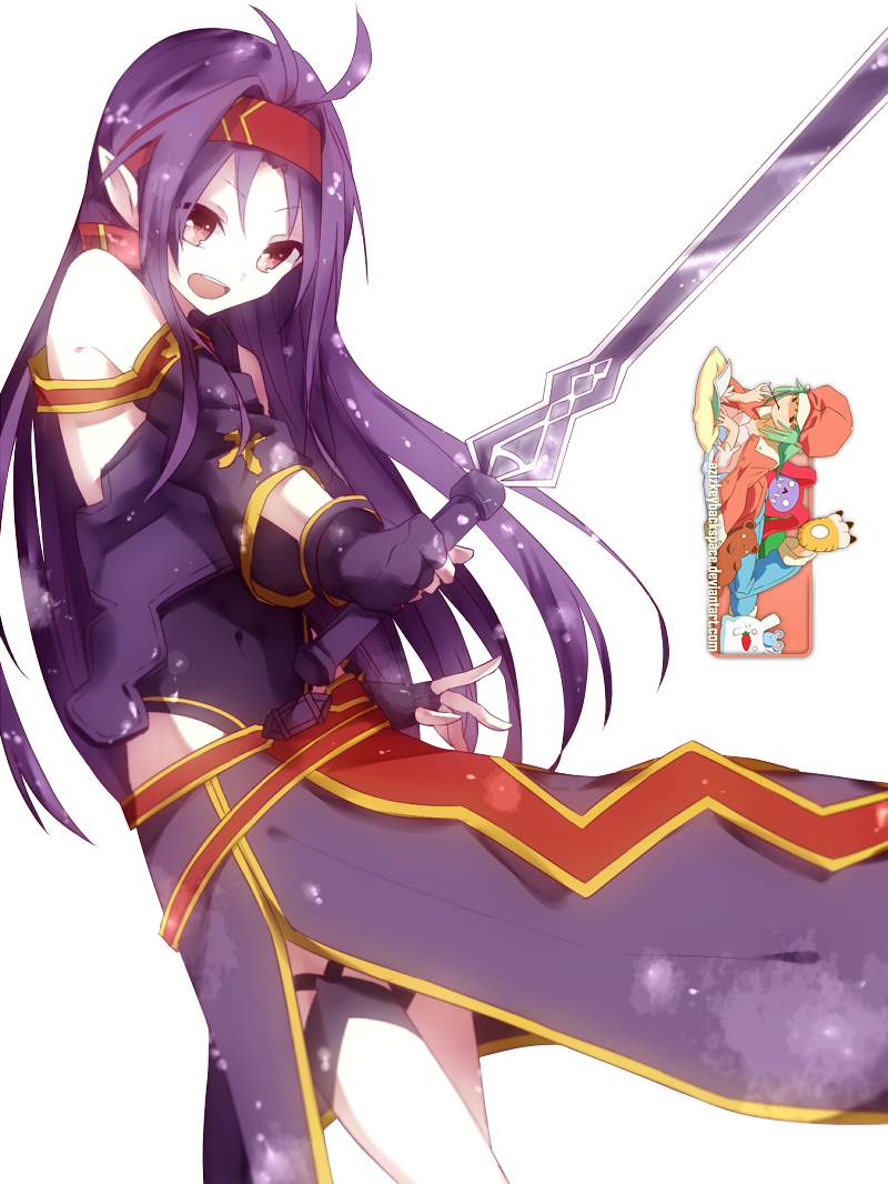 yuuki (sword art online) drawn by naotosi