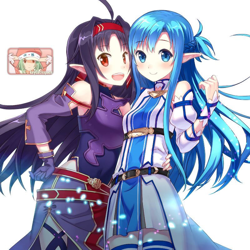 Yuuki Character Yuuki (Sword Art Online II) - Render by azizkeybackspace on DeviantArt