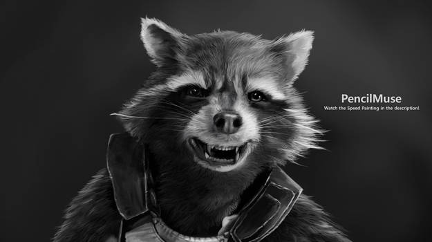 DAILY Speed Painting - Rocket Raccoon